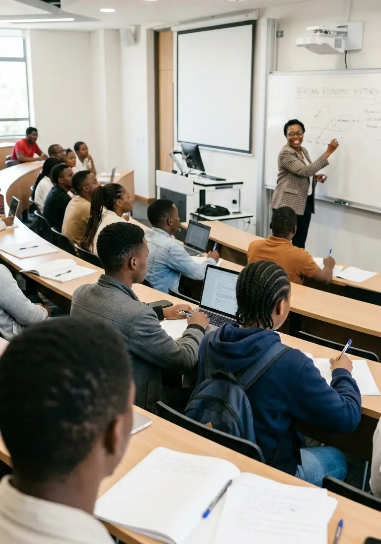 Students learning together