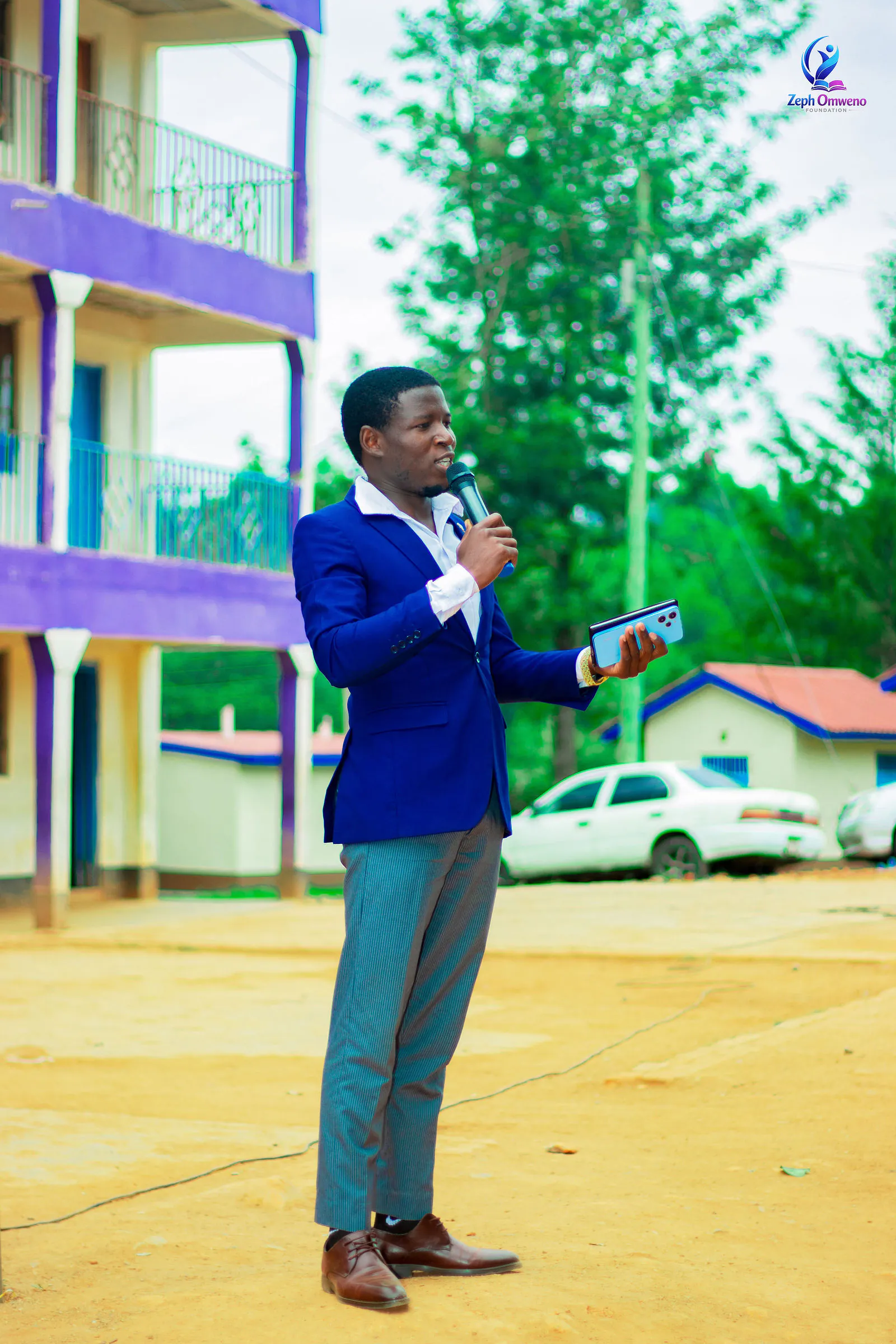 A guest speaker addressing students at the ZOF mentorship programme